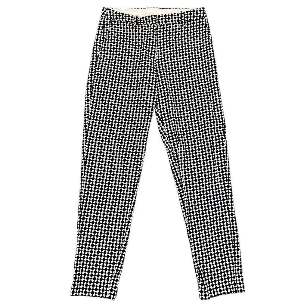 H&M Black White Women’s Geometric Print Pants 4